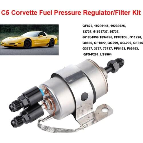 C5 Corvette Fuel Pressure Regulator/Filter Kit w/ 6AN Fittings EFI or LS Swap