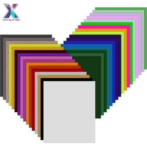 XFX HTV Heat Transfer Vinyl 12"X10"IN PU Iron on Vinyl for T-Shirt HTV Vinyl for Cricut T-shirt Iron on HTV Heat Stickers cricut