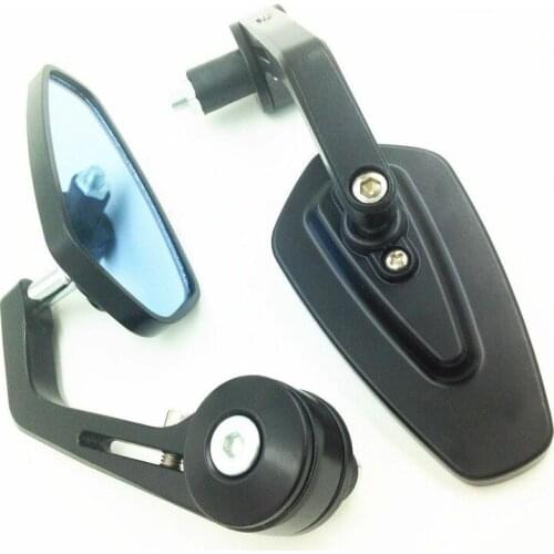 7/8" Handlebar Bar End Side Rearview Mirror Cruiser Cafe Racer Bobber Vintage CB