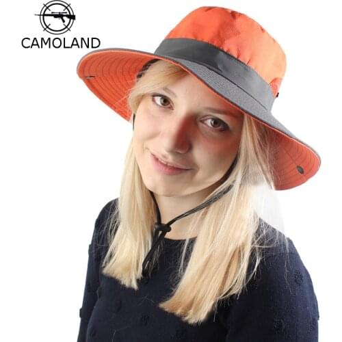 Waterproof UPF 50+ Sun Hat Bucket Summer Men Women Fishing Boonie Hat Sun UV Protection Long Large Wide Brim Bob Hiking Outdoor