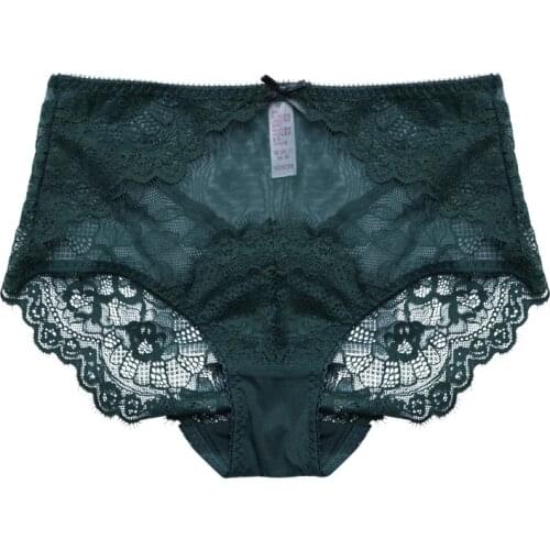 High Quality Lace Panties Mid Rise Cotton Crotch For Youg Lady 3 Colours Womens Underwear
