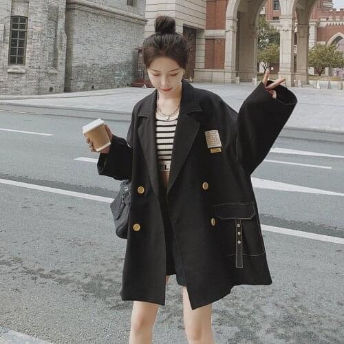 Whisperyyy Women's Double-breasted Blazers