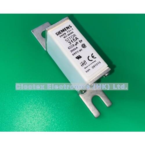 3NE8 731-1 IEC60269 315A 200KA 690V ac Fuse tube fuse SITOR 3NE8731-1 3NE87311 IEC 60269