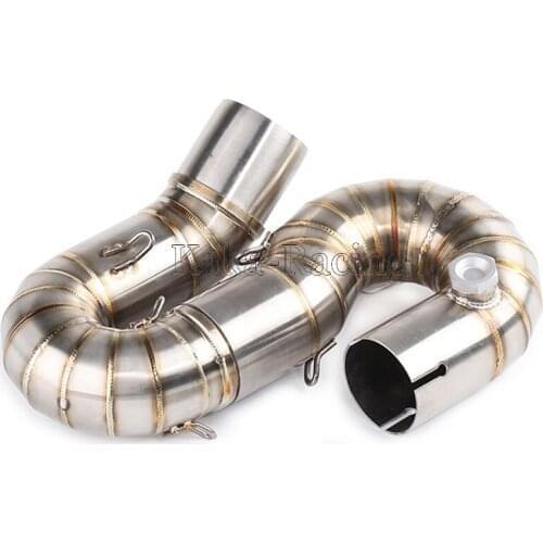 For Honda CBR1000RR Motorcycle Exhaust Middle Pipe Titanium Alloy Motorbike Muffler Exhaust Link Mid Pipe Escape 2008-2014 years