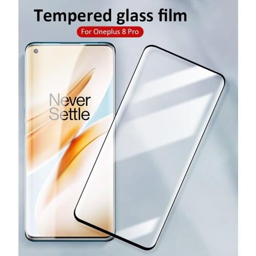 Curved Tempered Glass For Oneplus 9 Pro 8T 8 Pro Screen Protector For One Plus 9Pro 8Pro Full Cover Protective Glass Front Film