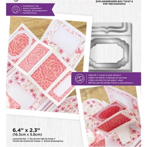 Metal Cutting Dies For DIY Dies Scrapbooking Photo Album Decorative Paper Cards Square Frame Craft Embossing Template Die Cuts