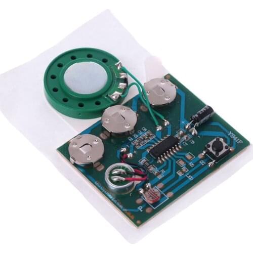 2021 New 30S Photosensitive Voice Music Recordable Recorder Board for Greeting Card DIY