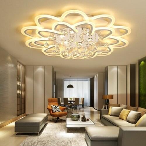 Postmodern flower type acrylic LED ceiling lights Home Living Room Bedroom Study Room Ceiling lamps Commercial lighting