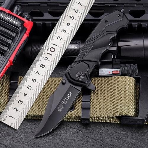 Outdoor Tactical Multifunctional Folding Knife Swiss Special Warfare Knife Wilderness Survival Sergeant Knife Wild Self-defense