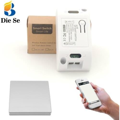 Smart Automation Modules Wifi 433Mhz Universal Wireless Remote Control 1CH 220V 10A Via IOS Android Phone Timing control Switch