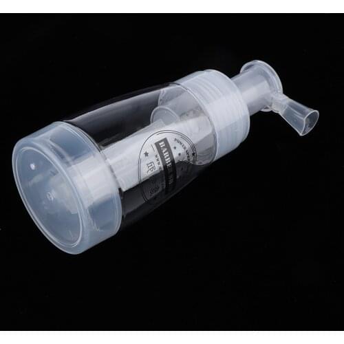 1 Piece Reusable Clear Empty Powder Spray Bottle with Locking Nozzle, Refillable Cosmetic Bottles, 180ml/6oz
