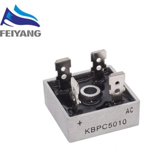 10PCS KBPC5010 50A 1000V/KBPC2510 25A 1000V/KBPC3510 35A 1000V Diode Bridge Rectifier KBPC5010/KBPC2510/KBPC3510