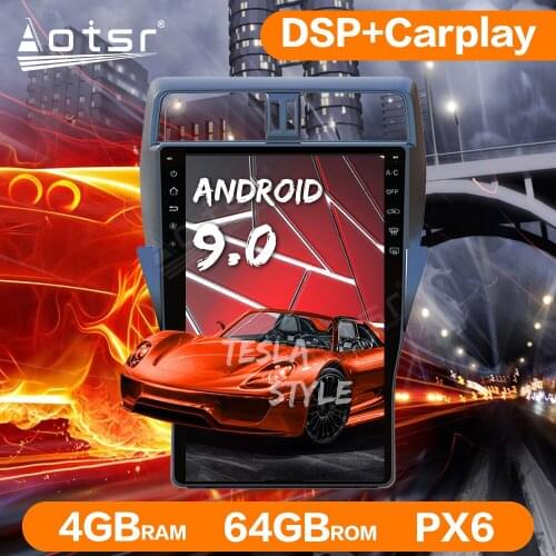16 Inch Tesla Style Android 9 4G 64GB Car GPS Navigation For Toyota Land Cruiser Prado 150 2018-2020 Head Unit Multimedia Player
