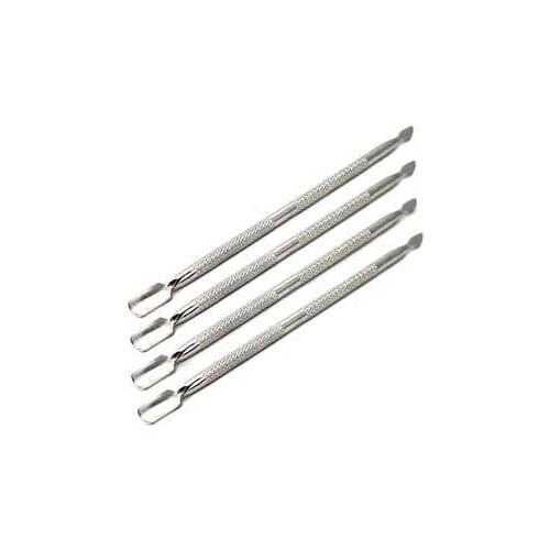 20PCS/Lot 2Ways Cuticle Pusher Remover Finger Dead Skin Push Nail Cuticle Pusher Health Care Manicure Pedicure Tool, KUM14