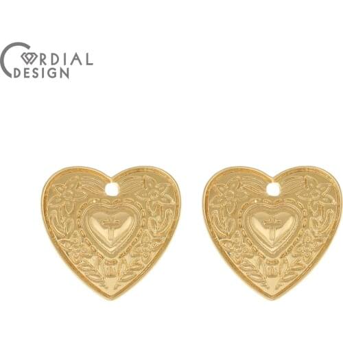 Cordial Design 100Pcs 25*26MM Jewelry Accessories/Pendant/Earrings Connectors/DIY Making/Jewelry Findings & Components/Hand Made