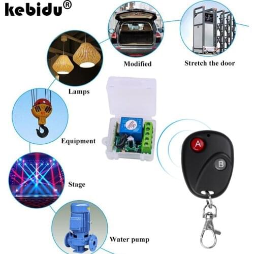 433Mhz Wireless Remote Control Switch DC 12V 1CH Relay Receiver Module RF Transmitter 433 Mhz Remote Controls