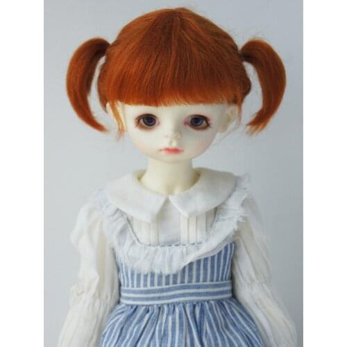JD203 8-9inch 21-23CM 1/3 Double short Pony mohair BJD wigs SD Doll accessories