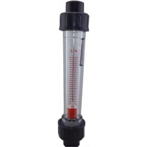 LZS-15 (60-600 L/H Long tube) Plastic pipe type rotor float liquid water meter Tools Measurement FlowMeters LZS15