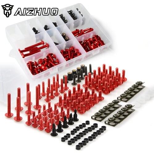 Motorcycle Fairing Bolts Screws Body Spring Bolts For HONDA VTX 1800 1300 C R S RETRO GL 1500 1800 Shadow 1100 CB1000R CBR