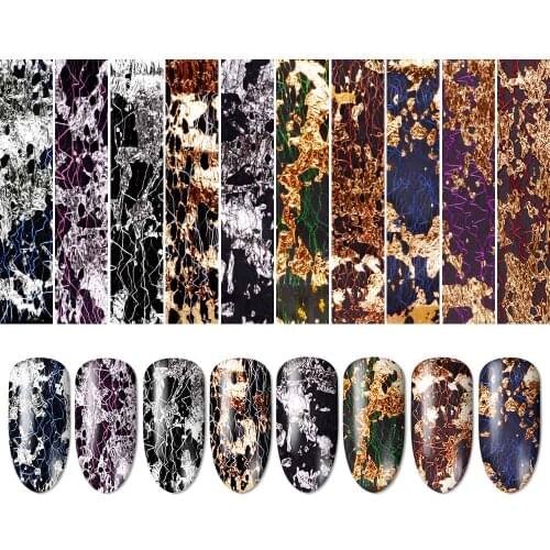10 Roll/box Mesh DIY Nail Stickers Glitter Line Silk Foil Transfer Accessories Nail Art Decal 3D Sally Net Line Holo Silk Foil