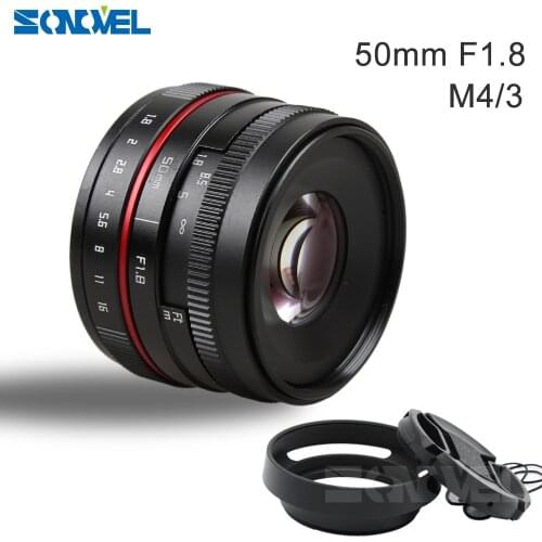 New 50mm f/1.8 APS-C F1.8 camera Lens for Olympus Panasonic M43 MFT EP5 OMD EM5 E-M1 E-M1 Mark II E-M5 E-M5