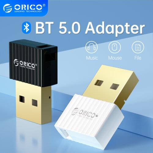 ORICO Mini Wireless USB Bluetooth-Compatible Dongle Adapter 5.0 Music Audio Receiver Transmitter for PC Speaker Mouse Laptop
