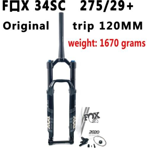 Original F.X 34 SC 275+29 Boost Mountain Bike Front Fork Remote Control 120MM Travel 4 Orders
