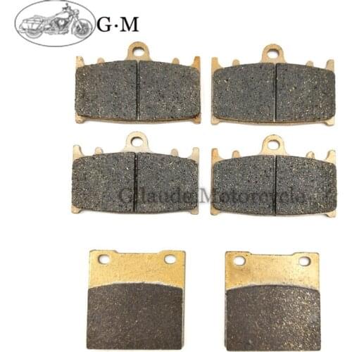 Motorcycle Front / Rear Brake Pads For Kawasaki ZXR400 H/J 1989-1990 ZXR400 R M1-M4 1991-1994 ZXR750 Ninja ZX-7 ZX-7R 1989-1995
