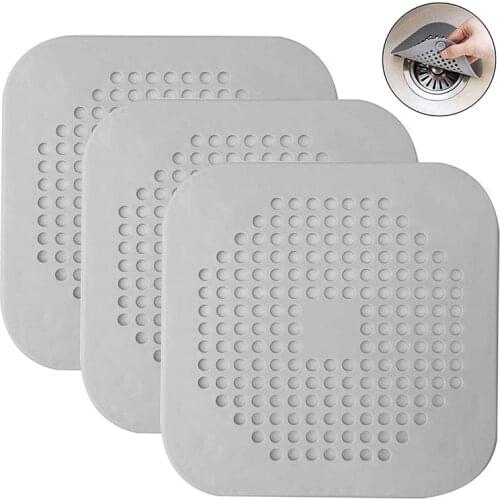 Silicone Kitchen Sink Drain Hair Stopper Kitchen Sink Slag Bathroom Accessories Bathtub Strainer Sewer Outfall Filter Colanders