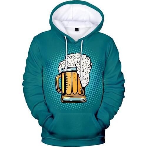 2020 New Arrival Beer 3D Hoodies Men Women Autumn Fashion Personality Sweatshirt Male Korean Casual Harajuku Beer Mens Hoodie
