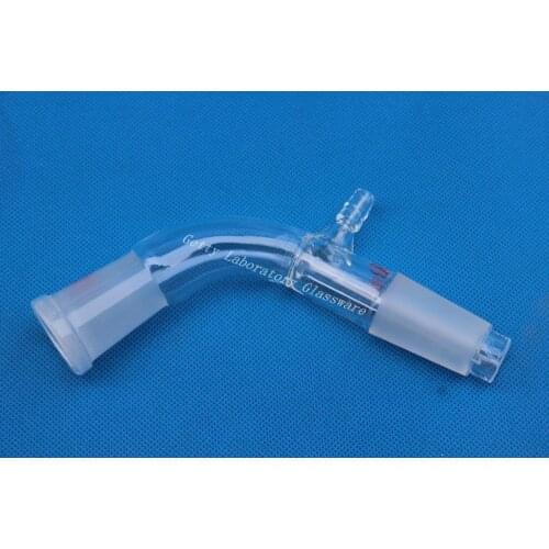 Vacuum take-off Adapter,105 Bend, Joint 24/40 Borosilicate Glass