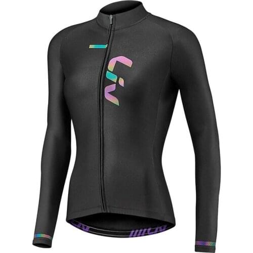 LIV cycling clothing winter women long sleeves warm bicycle apparel maillot ciclsimo pro team mtb bike coat roadbike racing kits