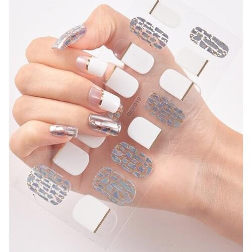 Two Sorts 0f Nail Stickers Nail Adhesive Polish Foil Nail Wraps DIY Nails Sticker Designer Nail Sticker set Nails Art Decoration