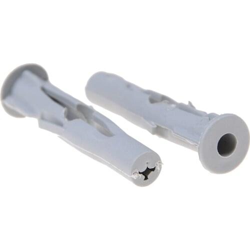 50Pcs Nylon Plasterboard Drywall Wall Plug For Window Door Frame Concrete M6x35