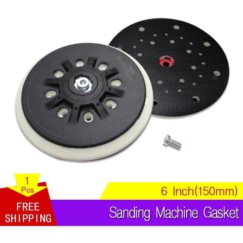 6 Inch Multi-Hole Sanding Pad Sander Backing Pad Dust Free Power Tool Electric Grinder Parts for Polishing Grinding