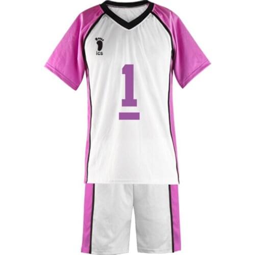 Anime Haikyuu Sportswear Jersey Haikyu Shiratorizawa School Uniform Volleyball Club top pants Halloween Carnival Cosplay Costume