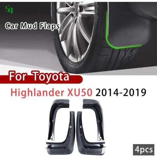 For Toyota Highlander XU50 2014-2019 Fender Mud Guard Flap Splash Flaps Mudguards Car Mud Flaps Accessories 2015 2016 2017 2018
