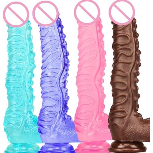 Man Nuo Huge Monster Dildo Female Sex Toys Skin Feeling Realistic Penis Soft Suction Cup Big Dick Masturbator Adult Sex Machine