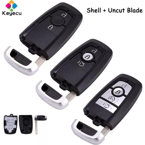 KEYECU Smart Remote Car Key With 2 3 4 Buttons - FOB for Ford Fusion Explorer Expedition Edge F150 F250 F350 Mondeo Ecosport