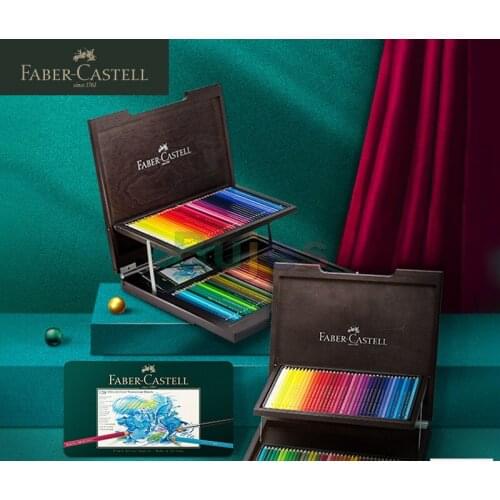 Faber-Castell Water Soluble Color Pencil Wooden Box Set, Artist Collection Set, German Original ImPORTED, Painting, Art