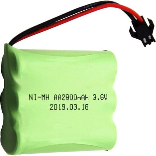 3.6v 2800mah ni-mh battery 3.6v bateria 3.6v nimh battery pilas 3.6v pack aa size ni mh for rc car toy tool model wholesale 3.6V