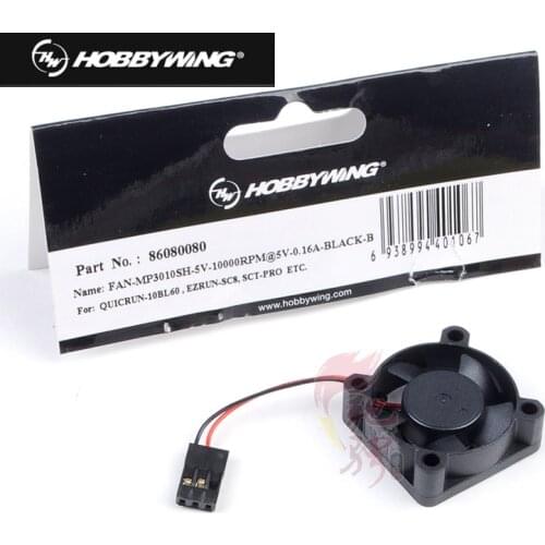 Original Hobbywing 10000RPM 5V FAN MP3010SH JR-3P for EZRUN MAX8 EZRUN SC8 QUICRUN 1060