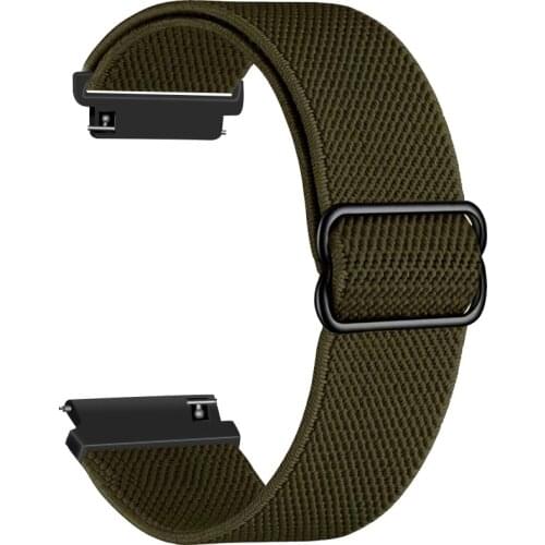 Braided Solo Loop Band for Samsung Galaxy 3 45mm 41mm Gear S3 frontier/active 2/Huawei watch GT 2 42 46mm/GT2 Pro 20 22mm strap