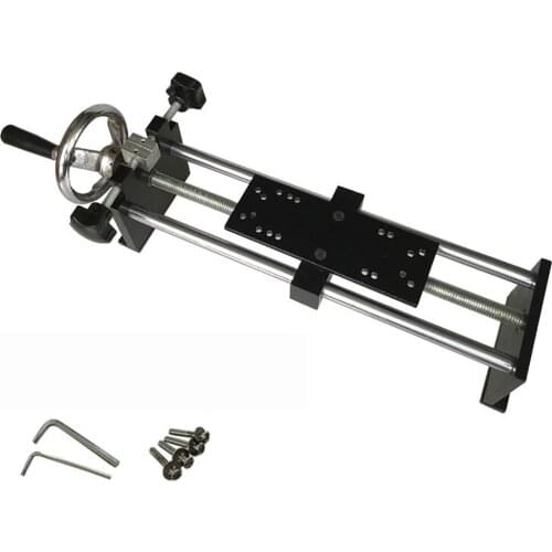 Hand-cranked Horizontal Force Gauge Test Stand Push-pull Force Meter HLA Spiral Rack 500N/50KG