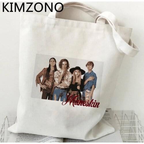 Maneskin shopping bag bolsas de tela jute bag shopping cotton bag boodschappentas shoping reciclaje sac cabas sacolas