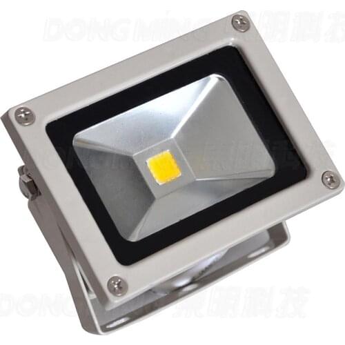 High quality LED flood light 10W silver AC85-265V waterproof IP65 Spotlight led outdoor floodlight 10pcs free fedex