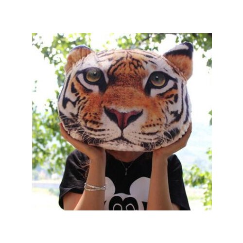 Tiger Lion Leopard Pillow Cushion Cartoon Animal Pillow 3D Moisture Creative Send Men and women Birthday Gift Pillow