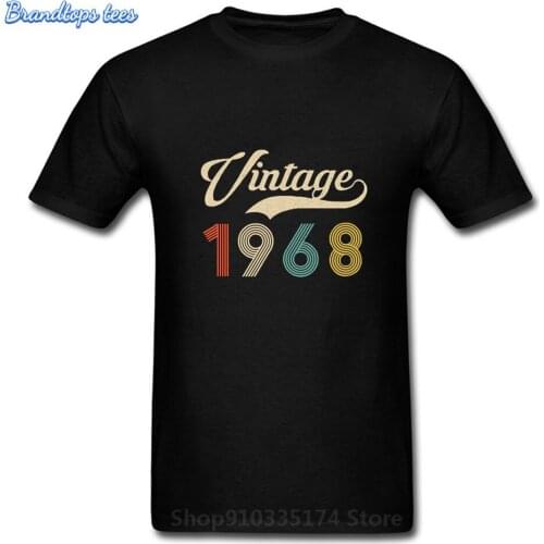 Retro Vintage 1968 T shirt Father Wonderful birthday gift Idea Tee shirt Born in 1968 Classical 1968 Birth Year T-shirt