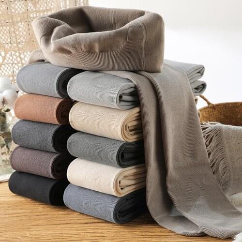 12 color 260g Autumn Spring Thick Warm Women Pantyhose Tights Medias De Mujer Striped Collant Female Solid Cotton Thermal 624