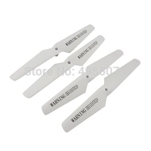 4PCS/Set X5SW Propellers Blade White Color CW CCW Replacement Blade Spare Parts for Syma X5 X5C X5SC X5SW Propeller Blade Part